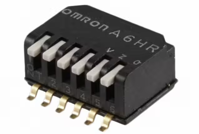 Analysis of the Main Application Scenarios of DIP Switch A6HR-6104-R100 in Various Fields